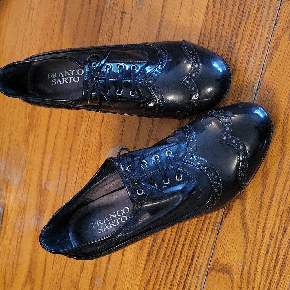 Franco Sarto Black Heels Size 6.5